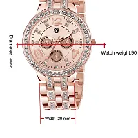 G-HAWK Rosegold Ceramic and with Crystals Studded On Dial Make The Perfect Pair in This Elegant Rendition of New Retro-thumb4
