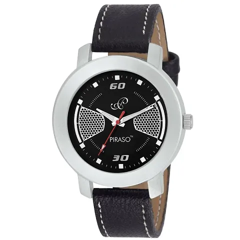 Sports-Piraso Analog Watch for Men-Black