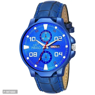 Piraso Analog Blue Dial Men's Watch-1158-BL