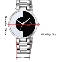 Analog Two Tone Designer DIAL Watch for Girls  Women-thumb3