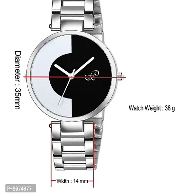 Analog Two Tone Designer DIAL Watch for Girls  Women-thumb4