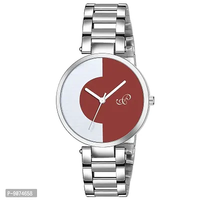 Analog Two Tone Designer DIAL Watch for Women & Girls