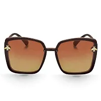 PIRASO Honey Bee on Lenses Brown Butterfly Sunglasses for Women Girls-thumb1