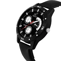 Piraso Analog Black Watch for- Men-thumb2