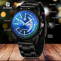 G-HAWK Designer Blue Color Dial with Day and Date Functioning Watch for Men and Boys-thumb3