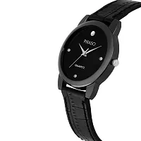 Piraso Analog Black Dial Women's Watch-052-BK-thumb1