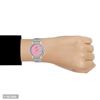 Piraso Analog Pink Dial Women's Watch-47-PNK-thumb2