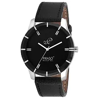 PIRASO Combo of Black Men's Wallet,Sunglasses  Watch-thumb2