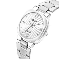 New White Abstract Floral Analog Watch For Women LR306-thumb2