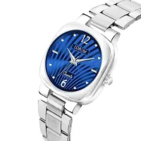 New Blue Abstract Floral Analog Watch For Women LR307-thumb1
