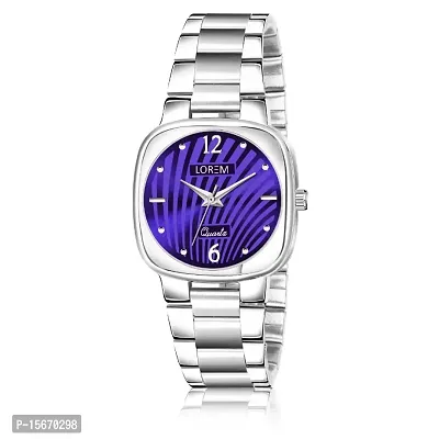 New Purple Abstract Floral Analog Watch For Women LR309-thumb0
