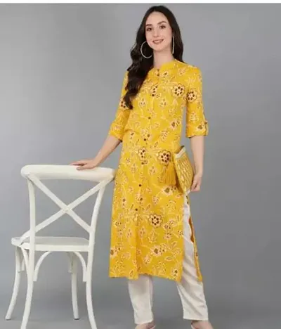 Stylish Viscose Rayon Kurtis For Women