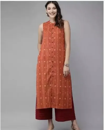 Stylish Viscose Rayon A-Line Printed Kurti