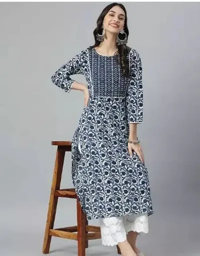 Stylish Rayon Stitched Kurta For Women