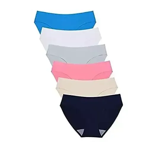 Good Connection Womens Cotton Hipster Panty, Multicolor Panties with  Strechable Soft Waistband for Extra Comfort
