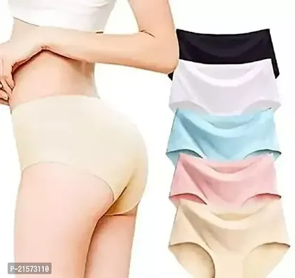 Stylish Fancy Cotton Panty For Women Pack Of 5-thumb0