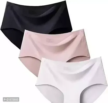 Stylish Fancy Cotton Panty For Women Pack Of 3-thumb0