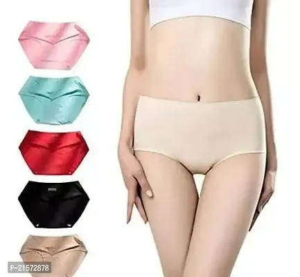 Stylish Fancy Cotton Panty For Women Pack Of 5-thumb0