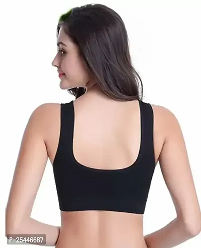 Stylish Cotton Solid Bras For Women Pack Of 3-thumb3