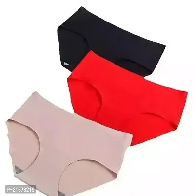 Stylish Fancy Cotton Panty For Women Pack Of 3-thumb0