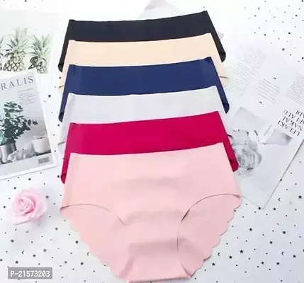 Stylish Fancy Cotton Panty For Women Pack Of 6