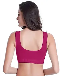 Stylish Cotton Solid Bras For Women Pack Of 3-thumb2