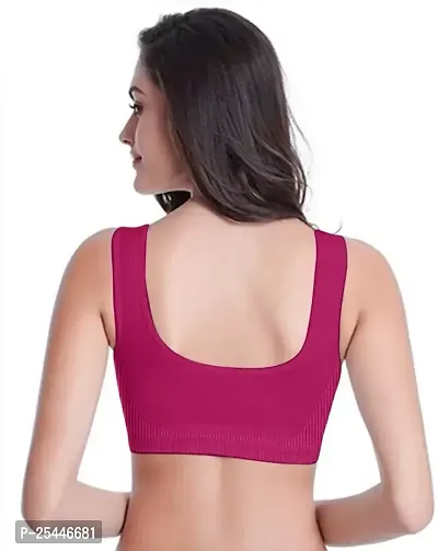 Stylish Cotton Solid Bras For Women Pack Of 3-thumb3