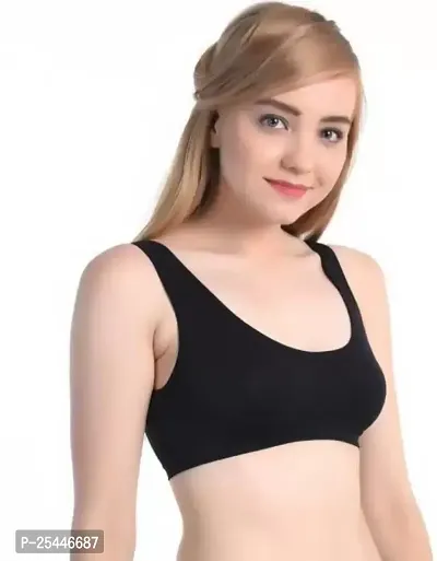 Stylish Cotton Solid Bras For Women Pack Of 3-thumb4