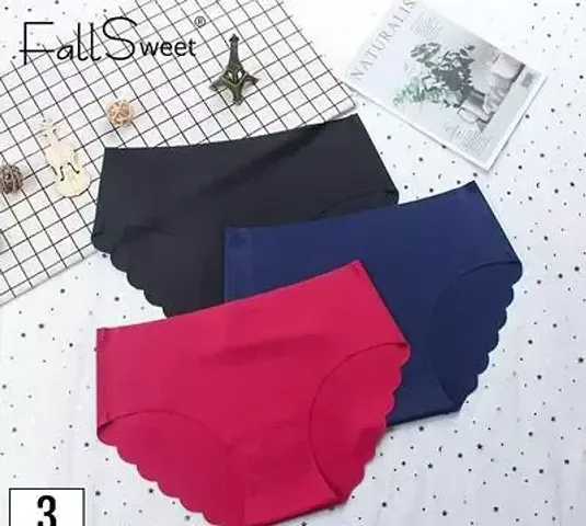 Stylish Fancy Panty For Women Pack Of 3