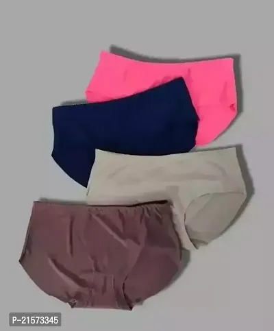 Stylish Fancy Cotton Panty For Women Pack Of 4