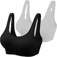 Stylish Cotton Solid Bras For Women Pack Of 4-thumb1