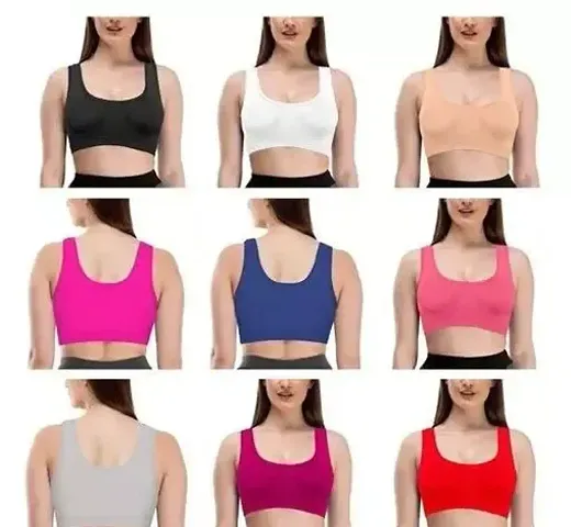 Stylish Fancy Solid Bras For Women Pack Of