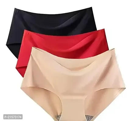 Stylish Fancy Cotton Panty For Women Pack Of 3-thumb0