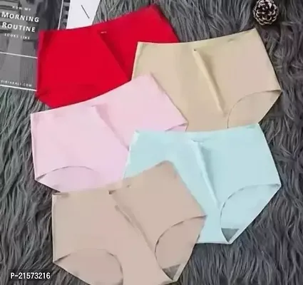Stylish Fancy Cotton Panty For Women Pack Of 5