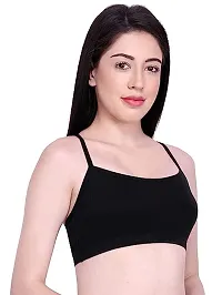 Stylish Fancy Cotton Solid Bras For Women Pack Of 4-thumb1