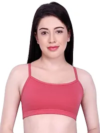 Stylish Fancy Cotton Solid Bras For Women Pack Of 4-thumb3