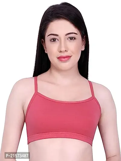Stylish Fancy Cotton Solid Bras For Women Pack Of 4-thumb4
