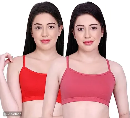 Stylish Fancy Cotton Solid Bras For Women Pack Of 4-thumb5