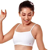 Stylish Fancy Cotton Solid Bras For Women Pack Of 4-thumb2