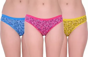 Stylish Fancy Cotton Panty For Women Pack Of 3-thumb3