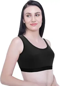 Stylish Fancy Cotton Solid Bras For Women Pack Of 2-thumb2