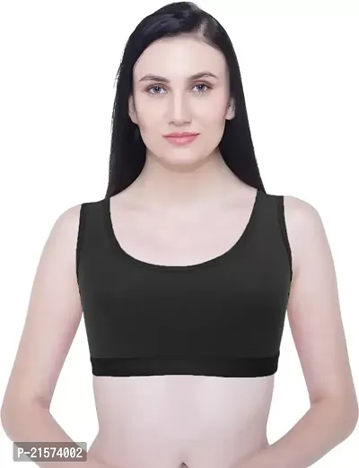 Stylish Fancy Cotton Solid Bras For Women Pack Of 4-thumb3