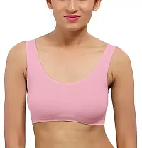 Stylish Fancy Cotton Solid Bras For Women Pack Of 2-thumb2