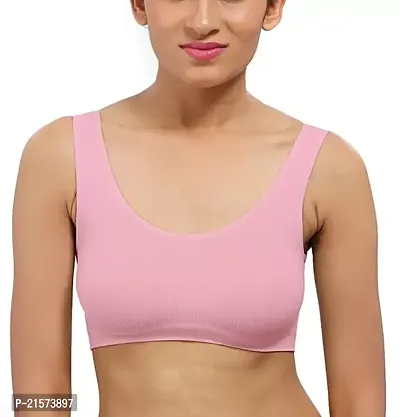 Stylish Fancy Cotton Solid Bras For Women Pack Of 2-thumb3
