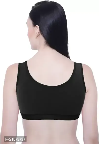 Stylish Fancy Cotton Solid Bras For Women Pack Of 3-thumb3