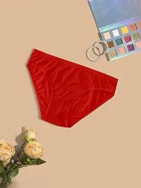 Stylish Cotton Solid Hipster Panties For Women Pack of 3-thumb3