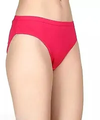 Stylish Cotton Solid Hipster Panties For Women Pack of 3-thumb1