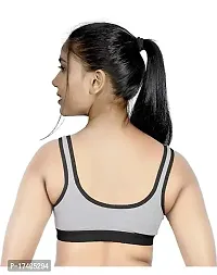 Stylish Running Workout Women  Girls Premium Quality Women Full Coverage Non padded Multicolor Sports Bra Pack of 6-thumb1