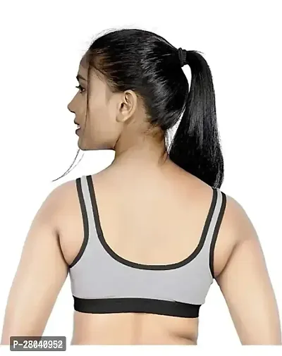 Stylish Running Workout Women  Girls Premium Quality Women Full Coverage Non padded Multicolor Sports Bra Pack of 6-thumb2