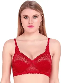 Stylish fancy Women's Cotton Non-Padded Bras Packs of 2-thumb2